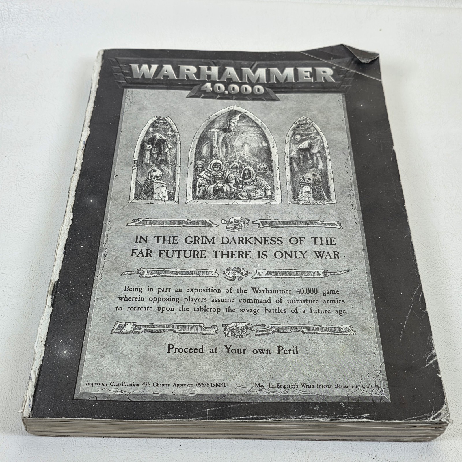 Warhammer 40k Rulebook Hardback Games Workshop *Please Read*