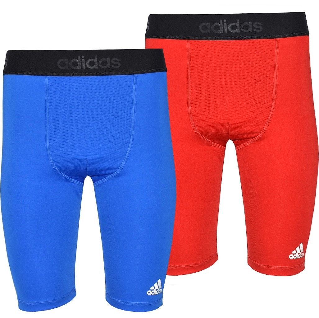 Adidas Men Compression Boxer Shorts Tight Shorts Underwear Blue Red L-XXXL