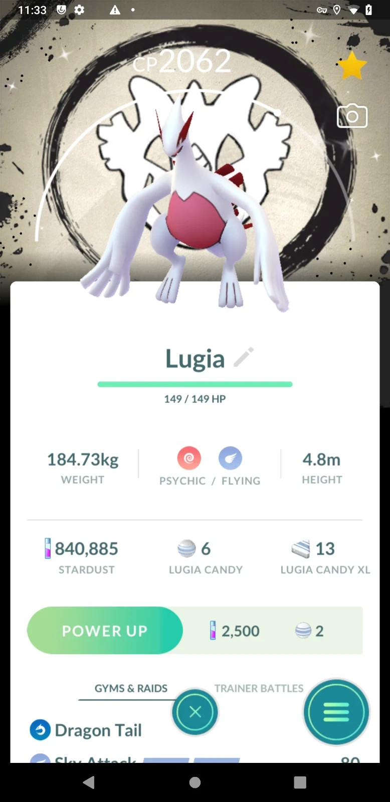 Pokemon Shiny Lugia Background Go Fest 2026 - Tr.a.d.e 20k or P.T.C