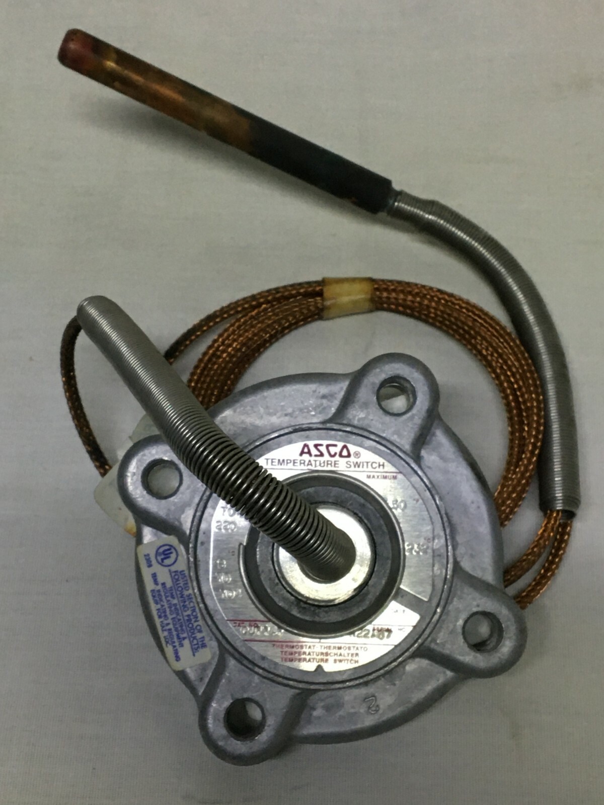 New! Asco A0722W Temperature Transducer (#20120)
