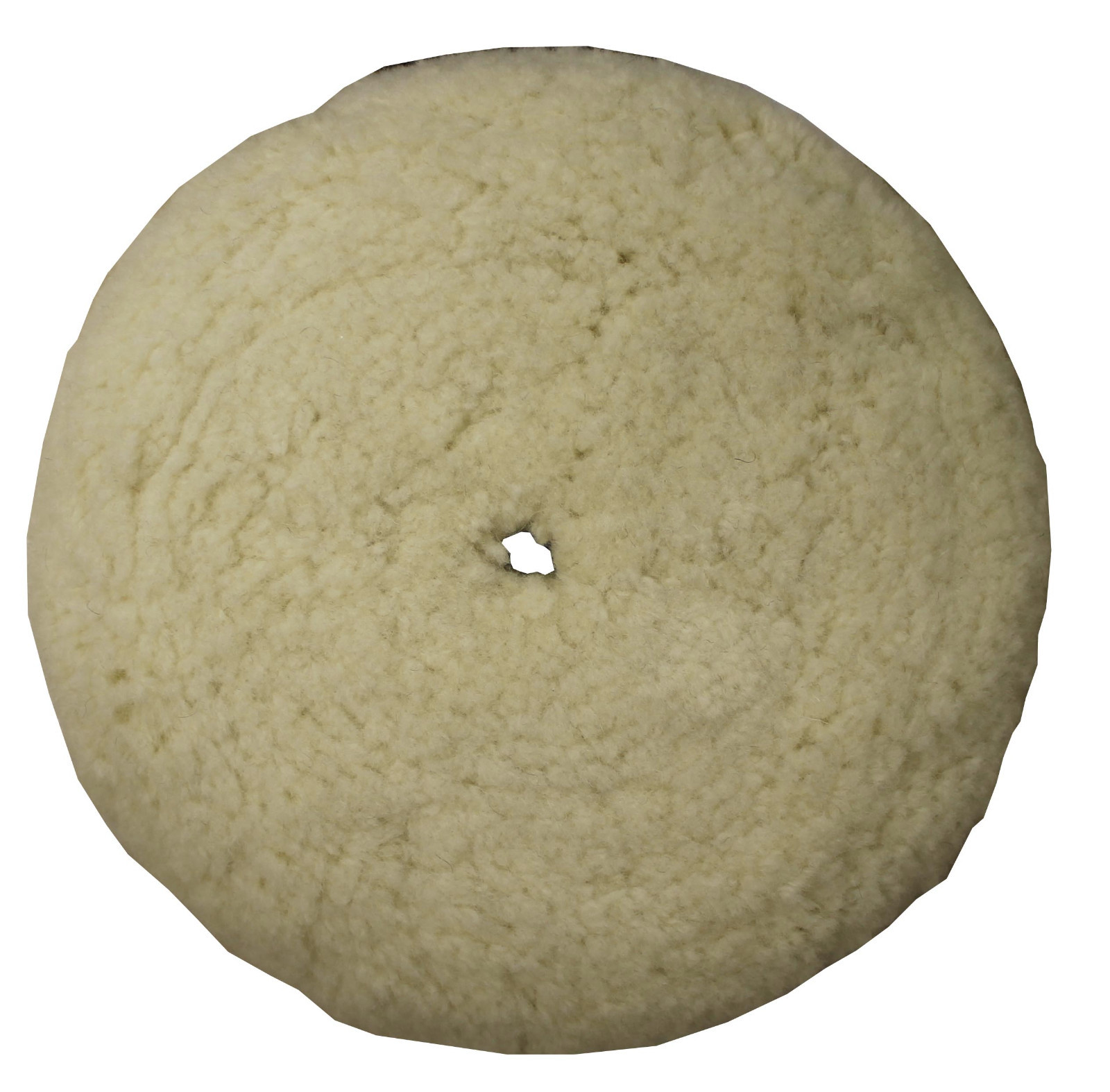 Wool 9" HEAVY CUT Automotive Buffing Pad Single-Sided (6" Hook and Loop) SS-WOOL