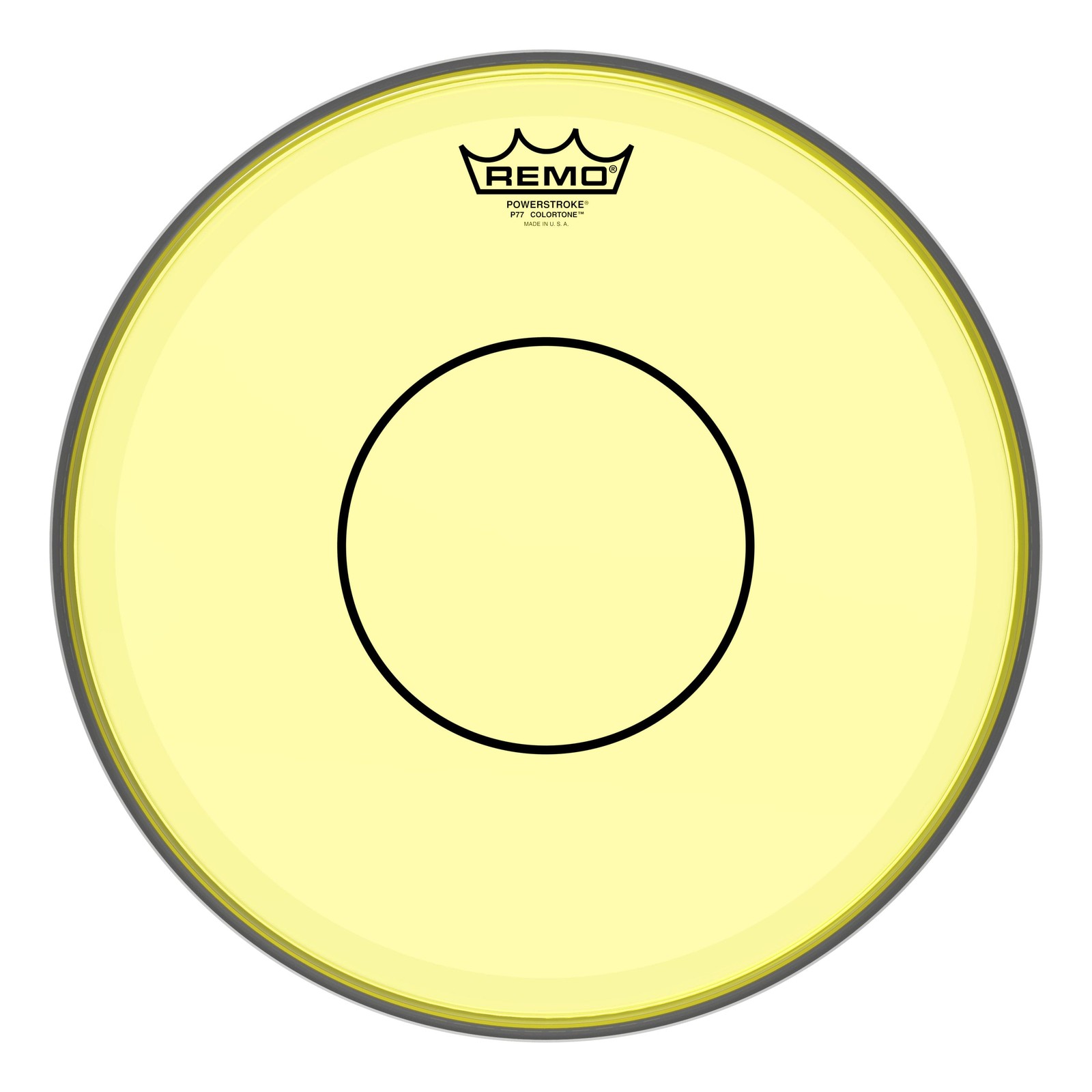 Remo Powerstroke 77 Colortone Yellow Snare Drumhead 14"