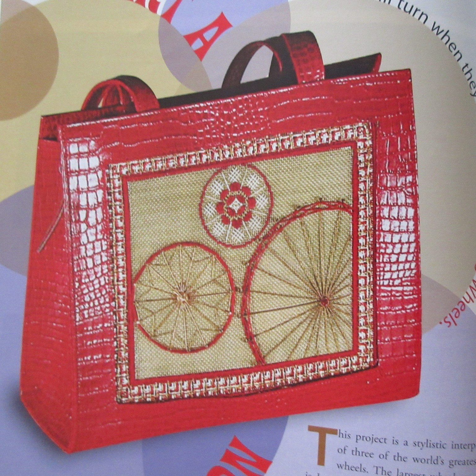 NEEDLE POINTERS Pattern Magazine September 2008 Wheelie Cool Projects Pincushion