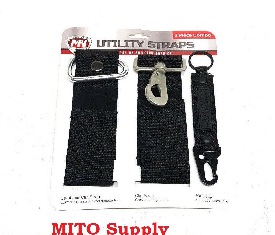 New McGuire-Nicholas 3 Piece Combo Utility Straps- 1030- Free Shipping