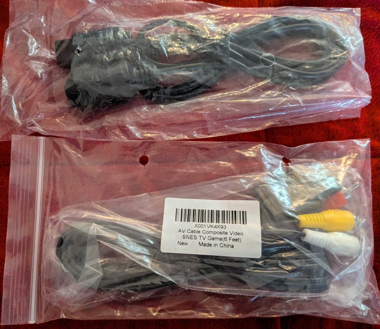 AV Audio Video Cable - Nintendo N64 SNES Gamecube 6FT w/ N64 Controller Extender