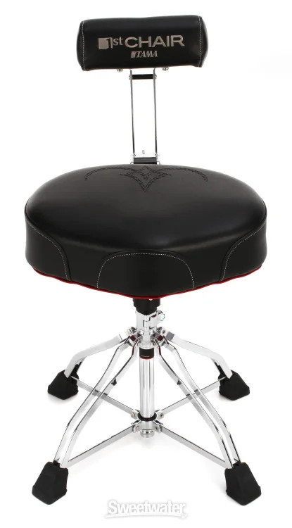 Tama Ergo-Rider Quartet with Backrest - Black
