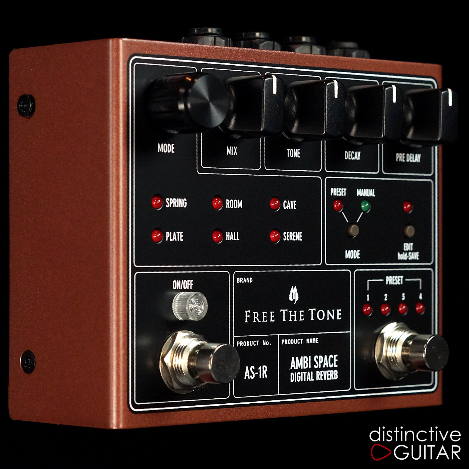 BRAND NEW FREE THE TONE AS-1R AMBI SPACE REVERB EFFECTS PEDAL