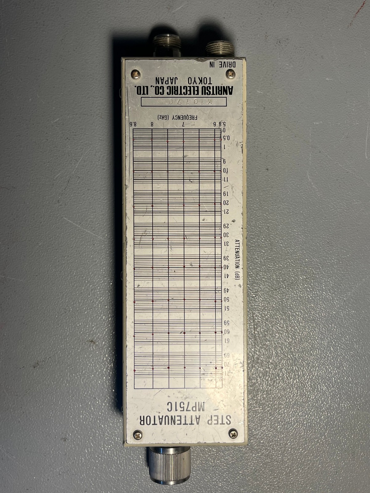 Anritsu Step Attenuator MP751C 71dB 8.6GHz