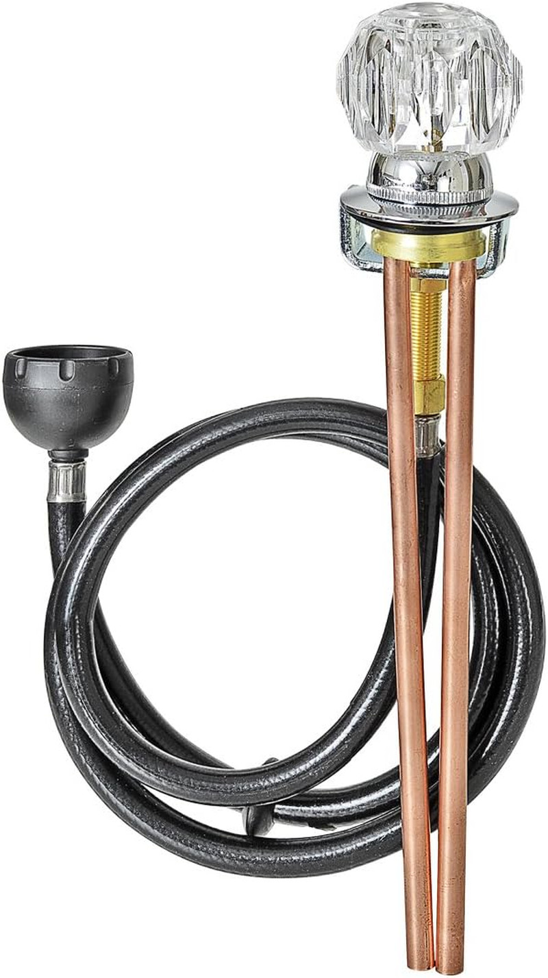 562 Salon Shampoo Bowl Faucet Kit - Single-Handle Mixing Faucet with Hose Receiv