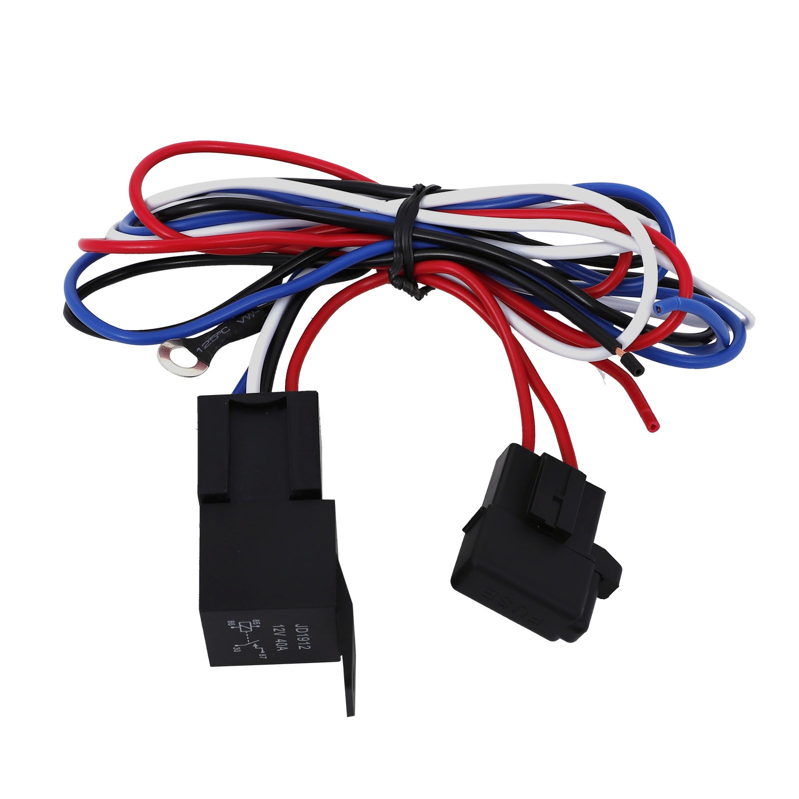 3/8" Engine Electric Fan Thermostat 175-185 Temperature Relay Switch Sensor Kit