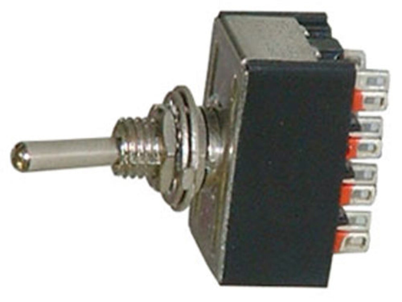 One Miniature DPDT Toggle Switche 3 Position ON-OFF-ON 16078