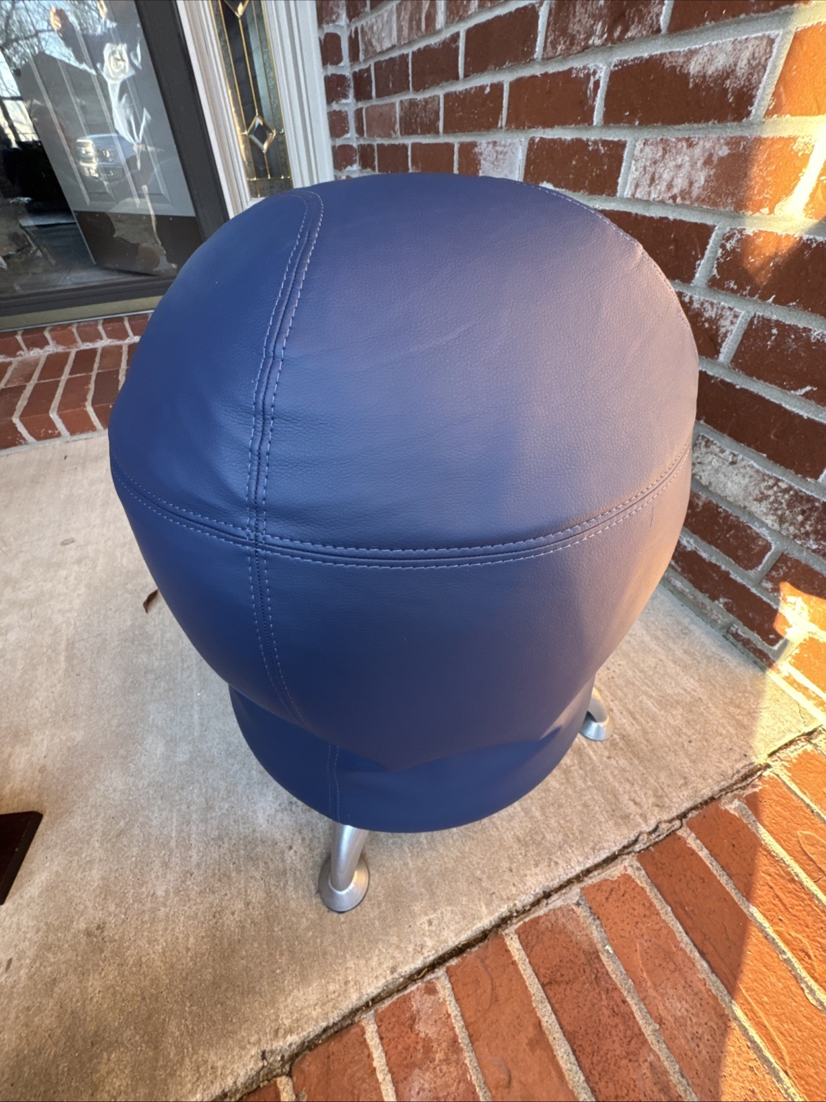 Safco Zenergy Ball Chair Navy Blue