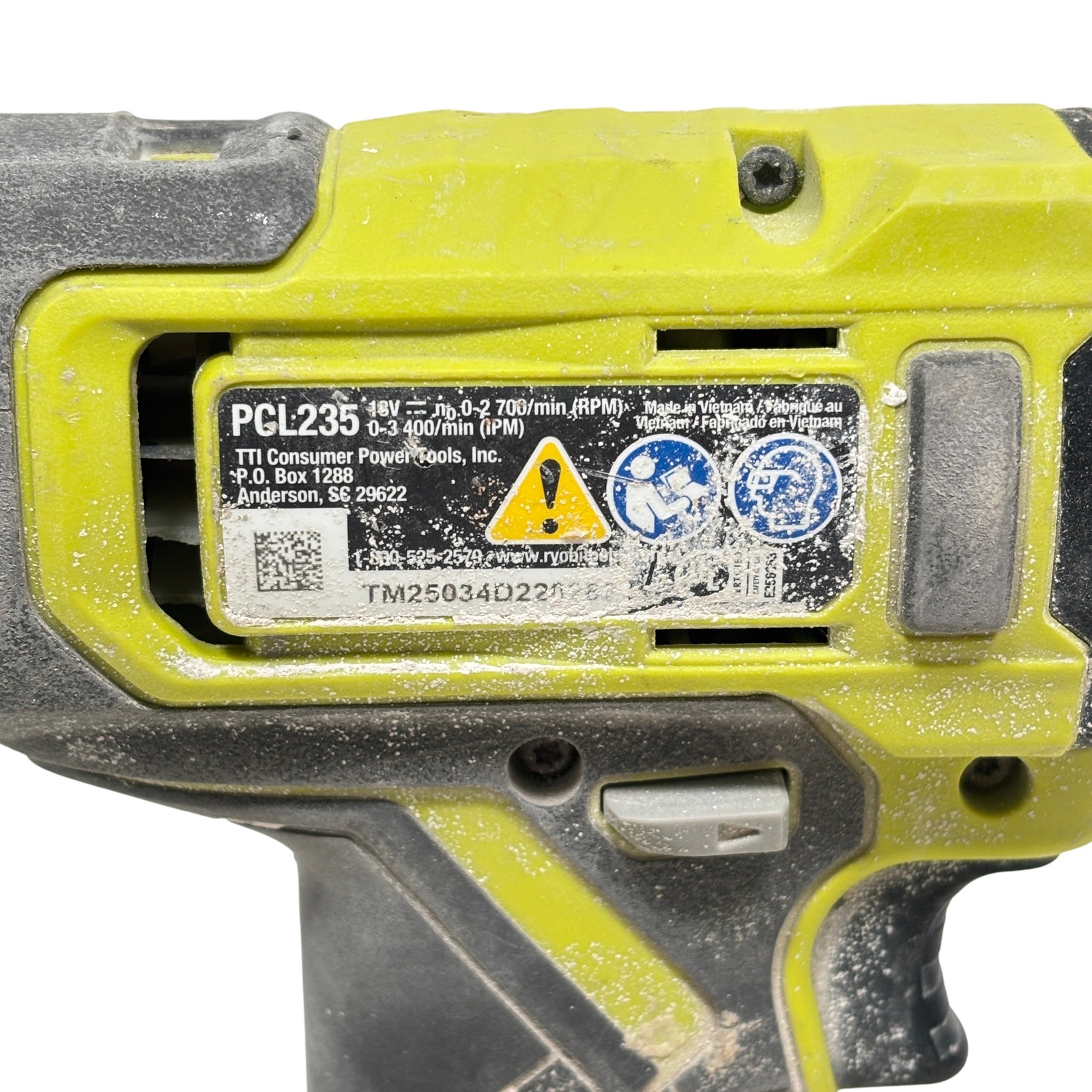 Ryobi PCL1200K2 ONE+ 18V Lithium Ion Cordless 2 Tool Combo Kit