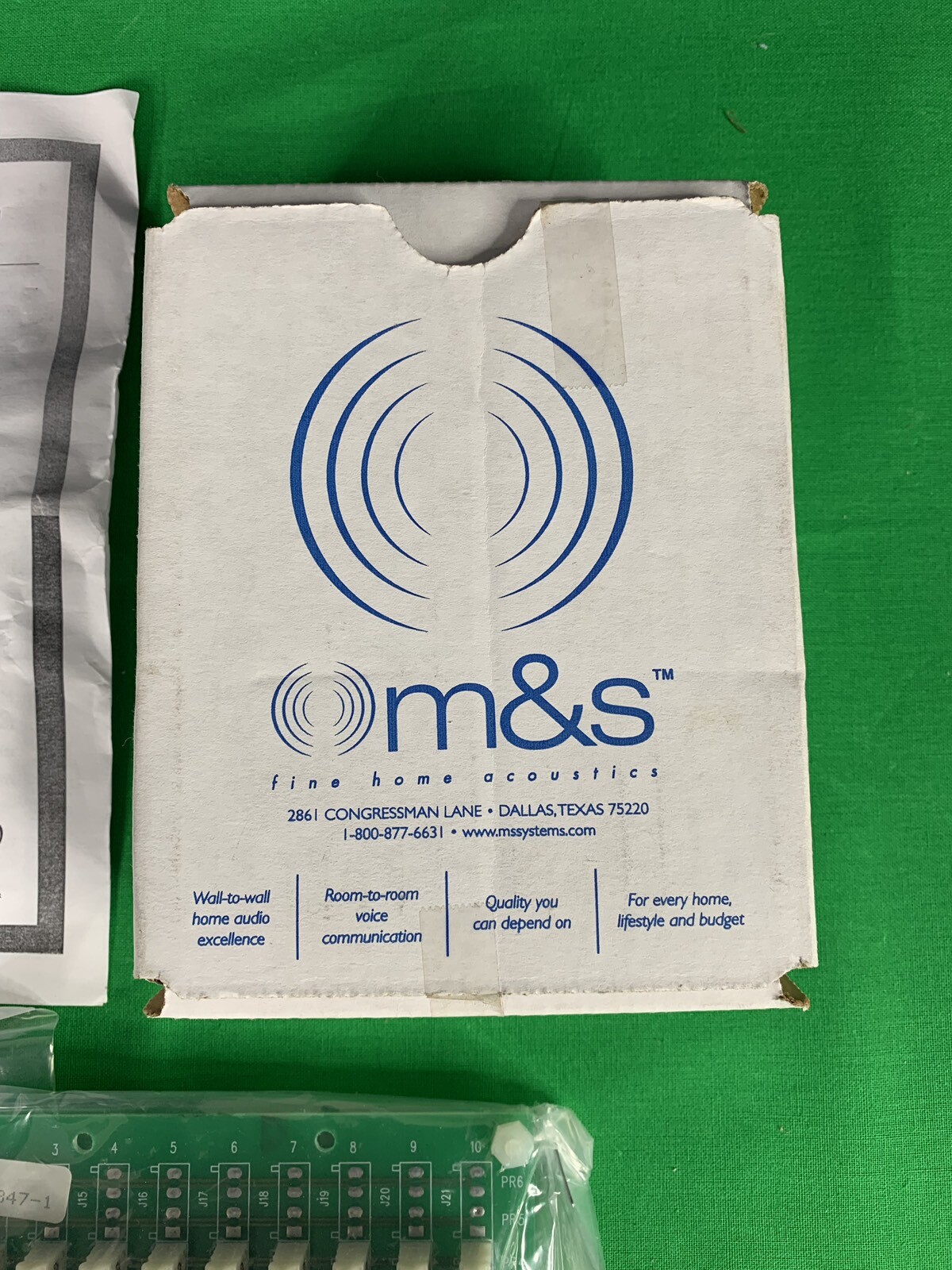 M&S Intercom 4x10 Telecom Module SW102 SW 102