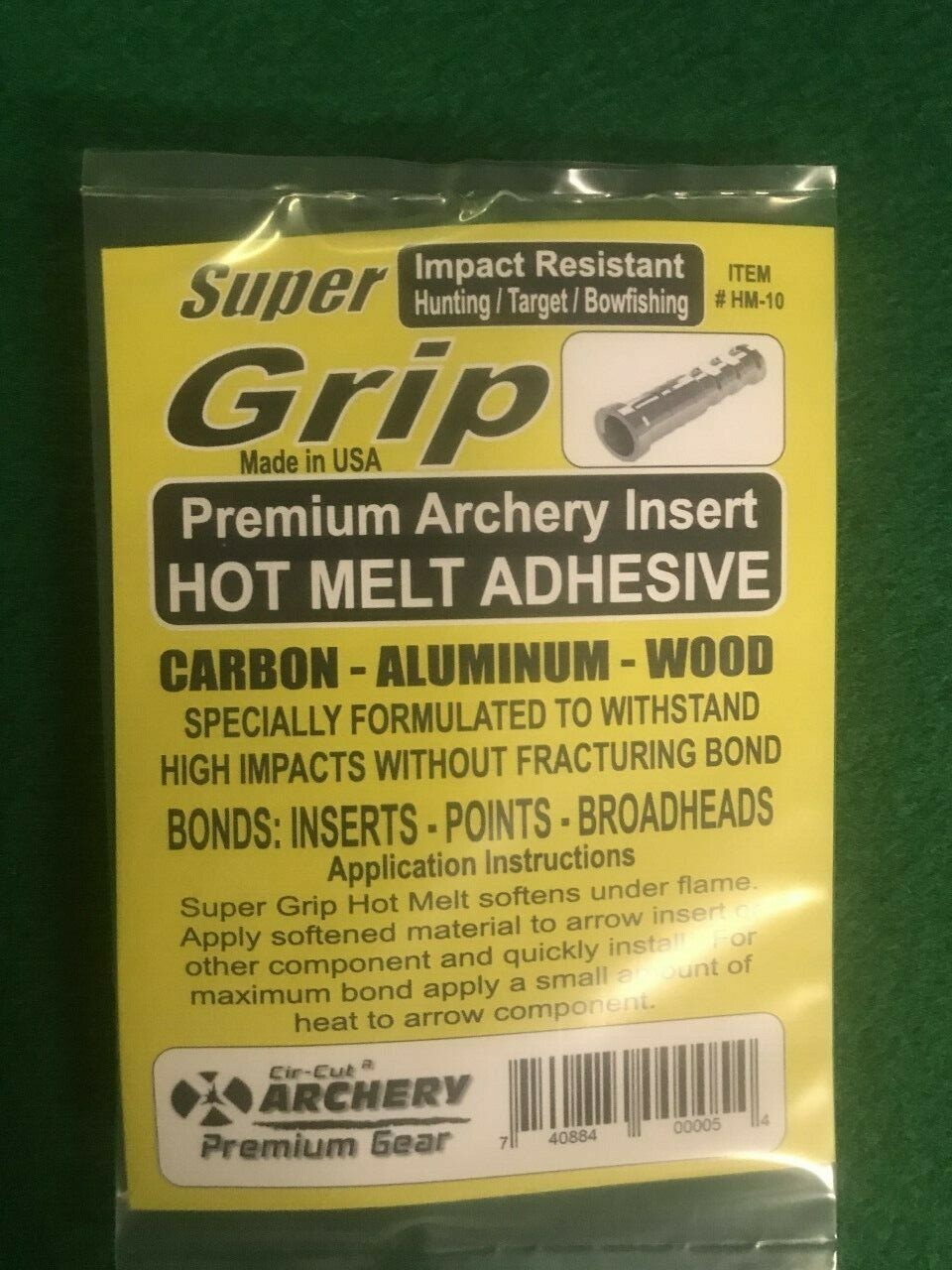PREMIUM Archery HOT MELT Insert Glue For CARBON ALUMINUM WOOD Arrows Adhesive