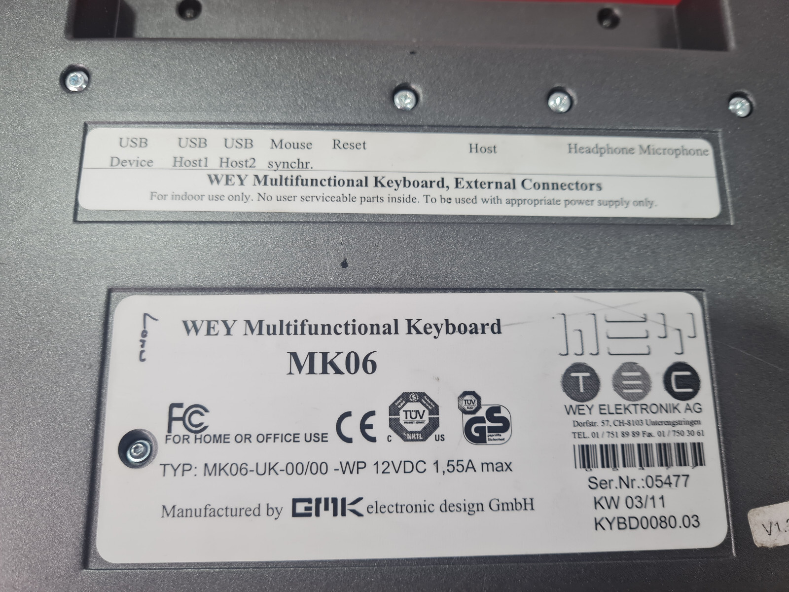 GMK/Wey Technology Trading Keyboard MK06 PCB Cherry MX? switches