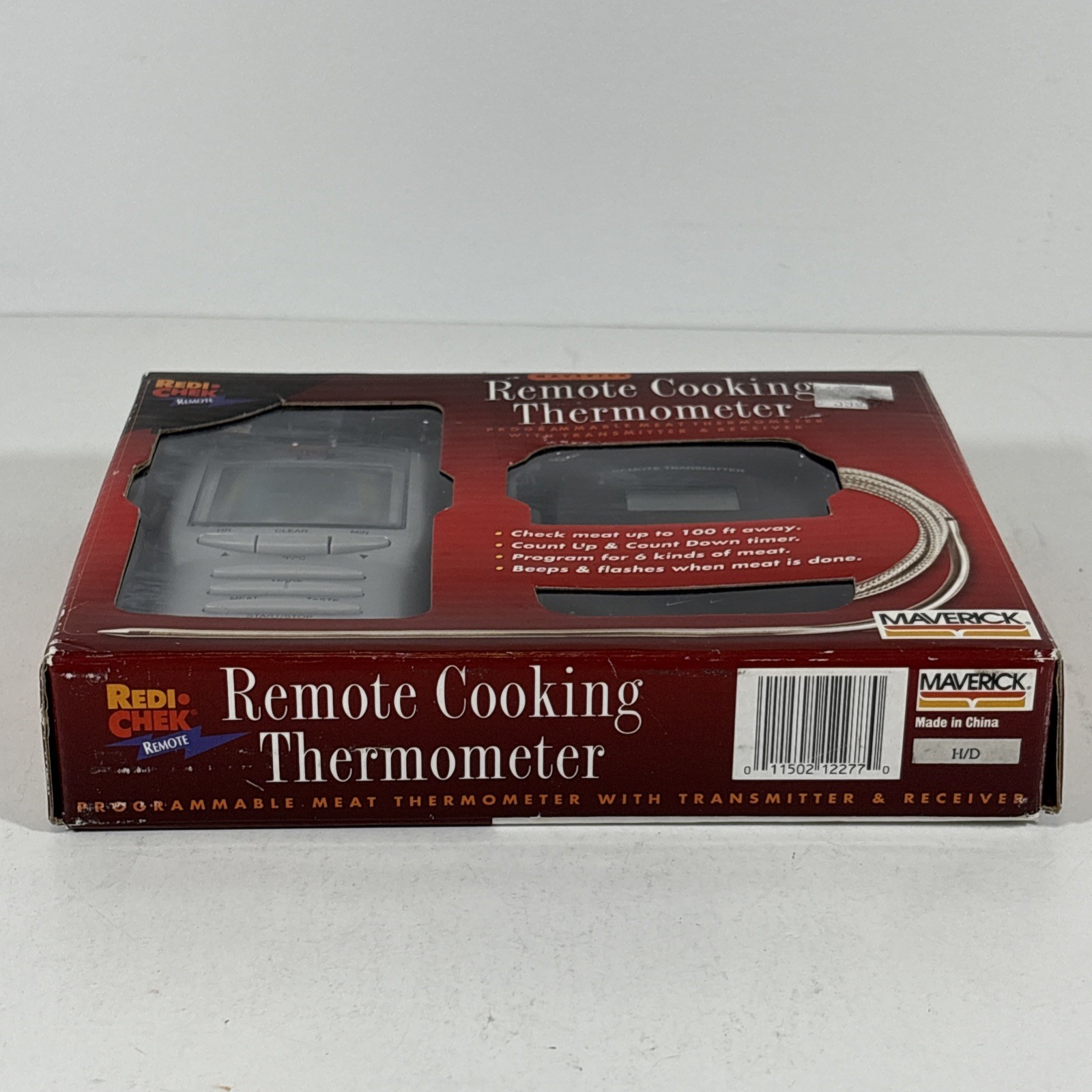 Maverick Redi-Chek Wireless Remote Cooking Thermometer New in Open Box