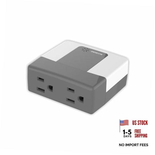 Surge Protector, Voltage Protector for Refrigerator, Air Conditioner 2 Outlet
