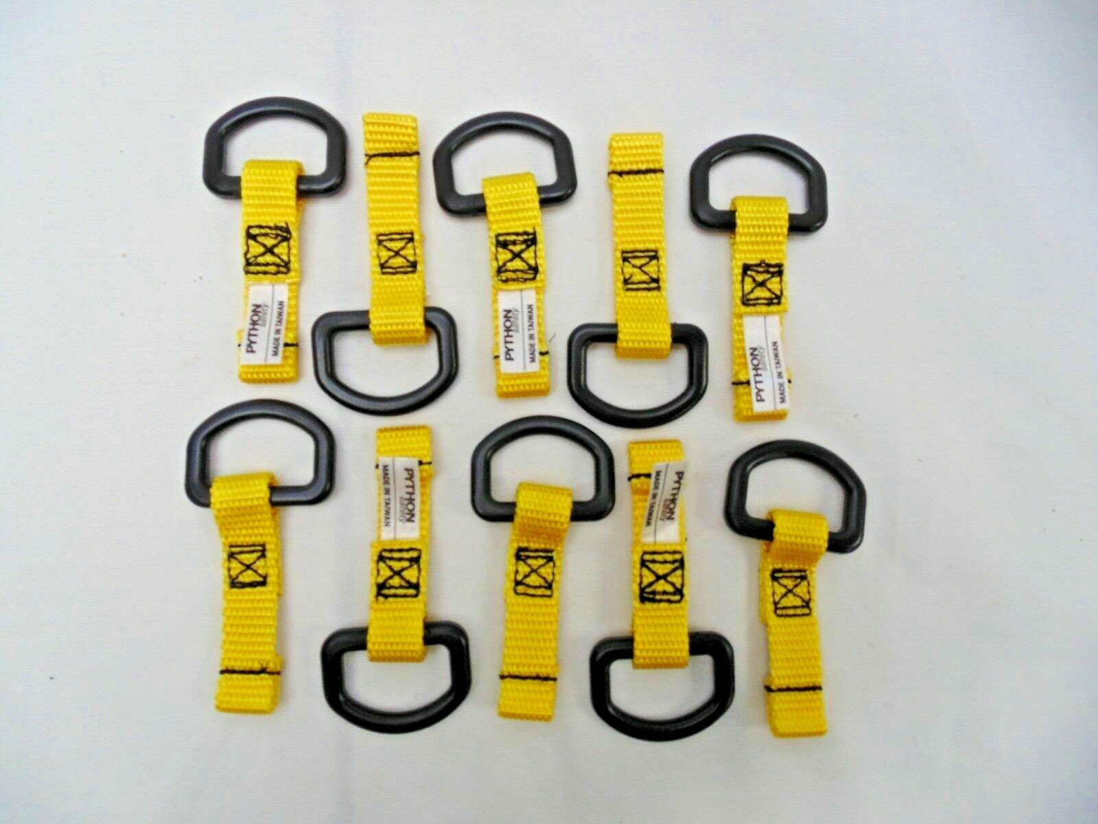 Pk/10 DBI Saia Python Safety D-Ring Attachment 0.5" x 2.25" Non-Conductive