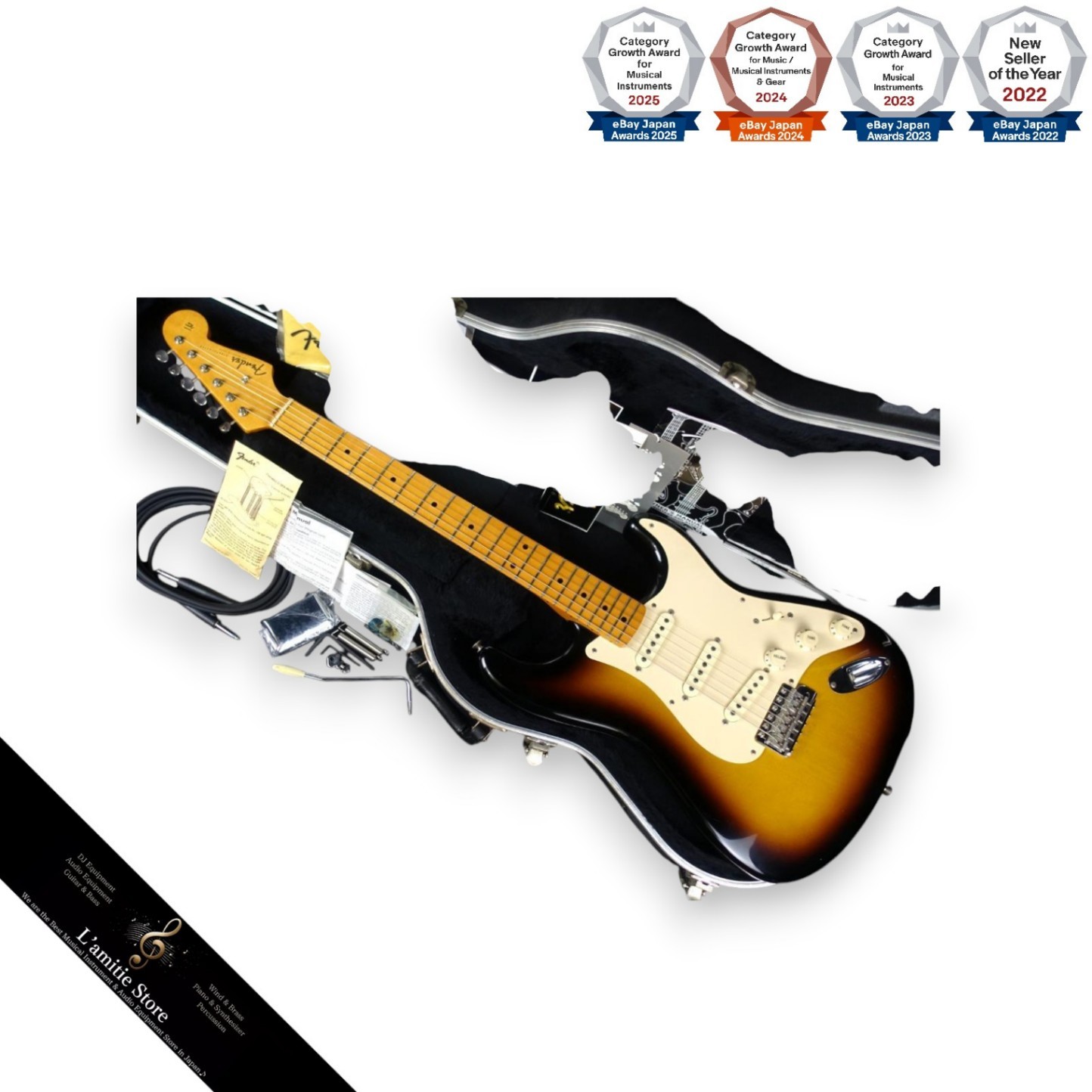 Fender Custom Shop 1956 Stratocaster NOS 2Tone Sunburst Alder/Mahogany