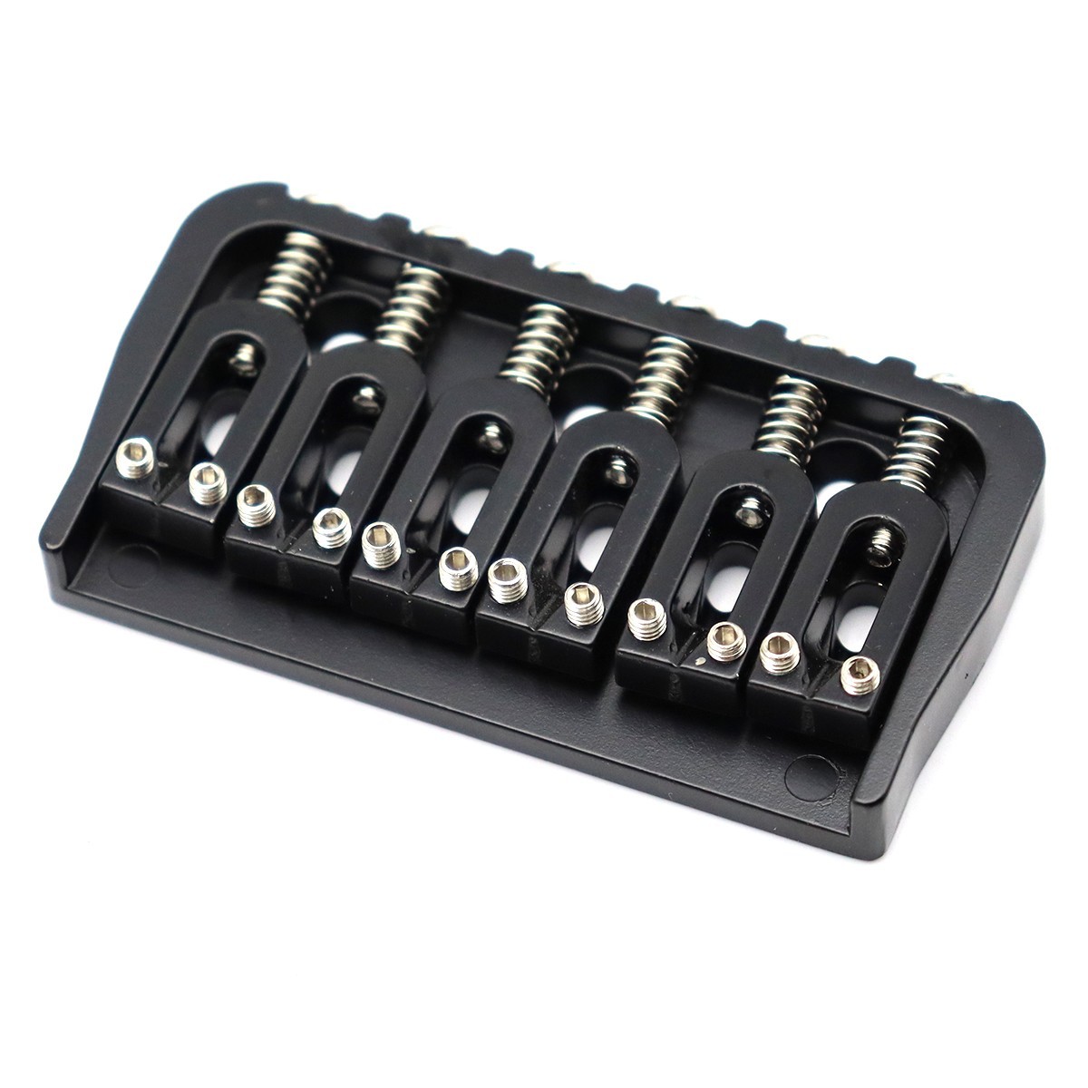 6 Strings Electric Guitar Bridge String Through Body Fixed Bridge Black ﻿Set
