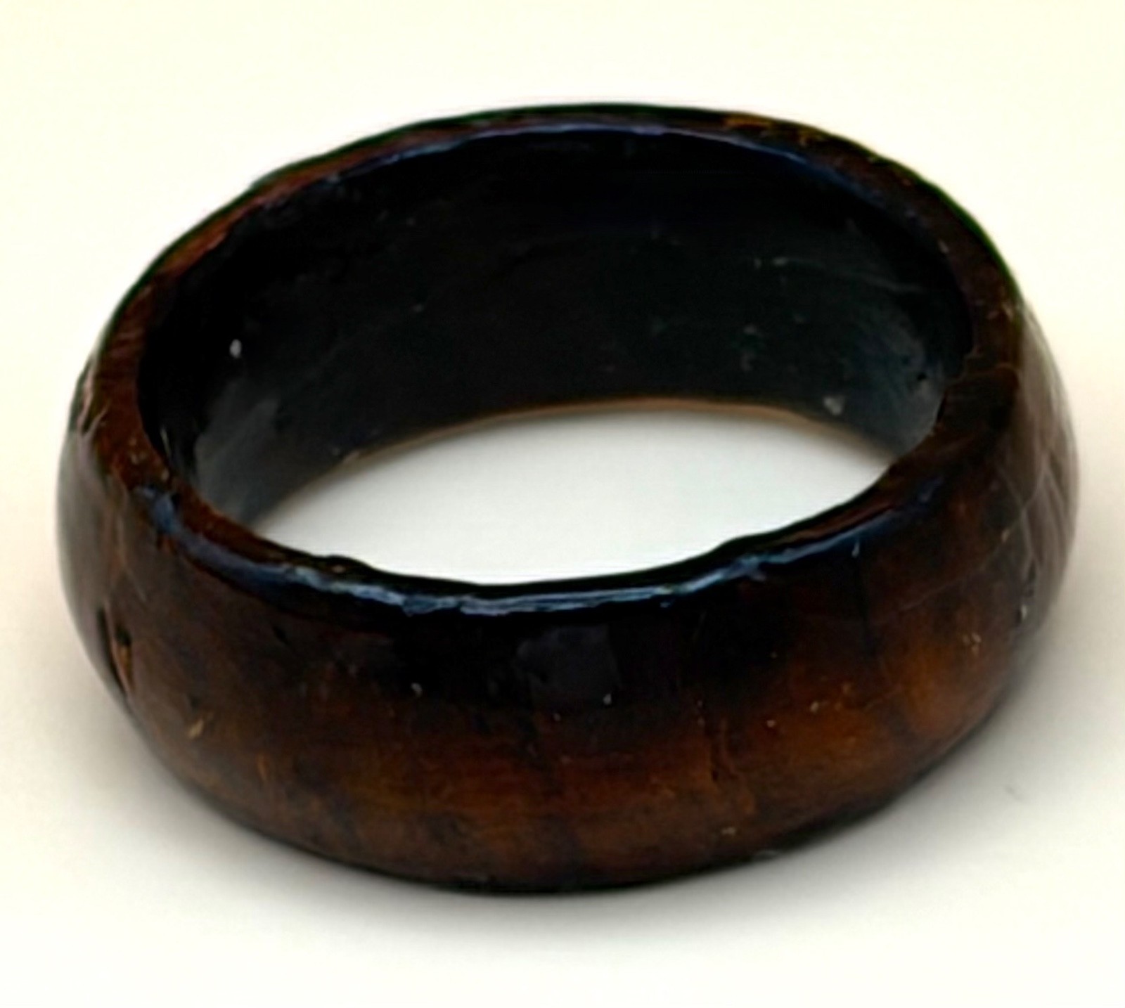 RING : Hardwood Ring  - Size 2.75 (US) - Vintage