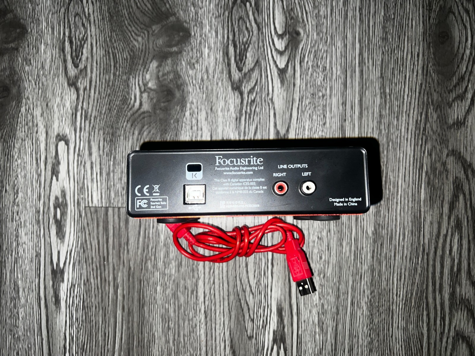 Focusrite Scarlett Solo 2nd Gen USB Audio Interface
