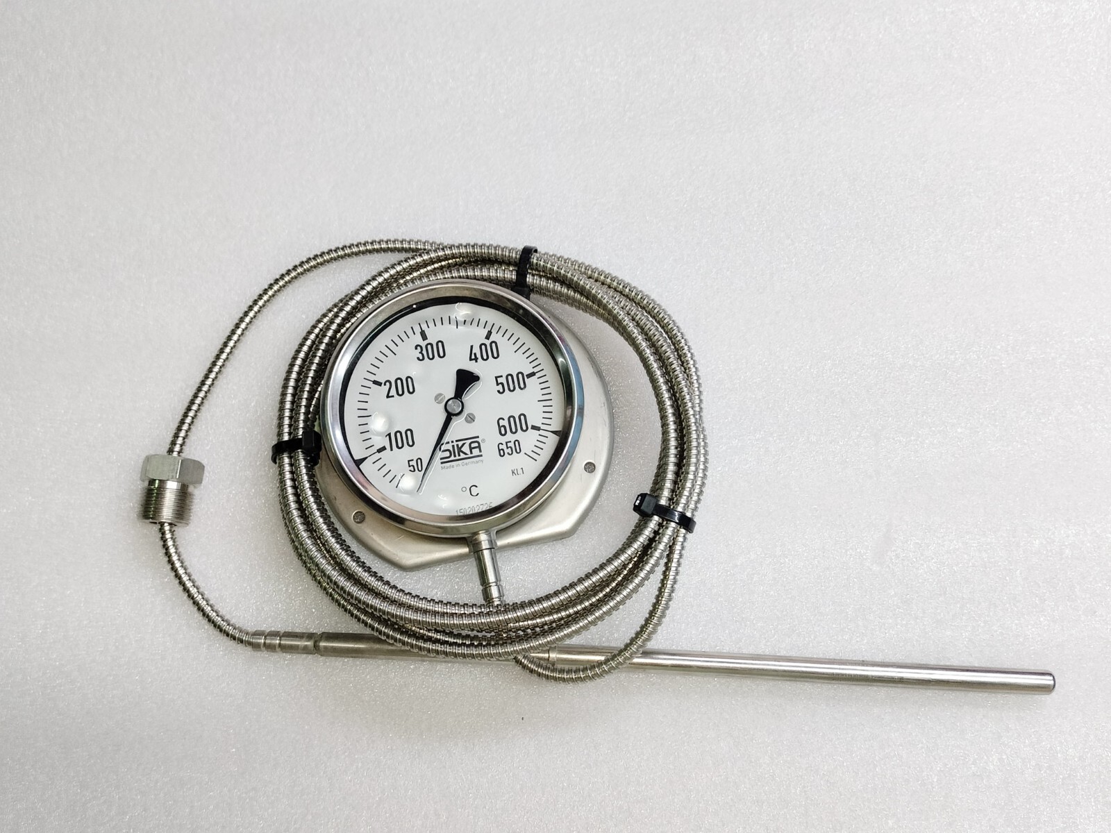 Sika Exhaust Gas Thermometer Type:-321 DIA100mm Range+50~+650°C Made In Germany