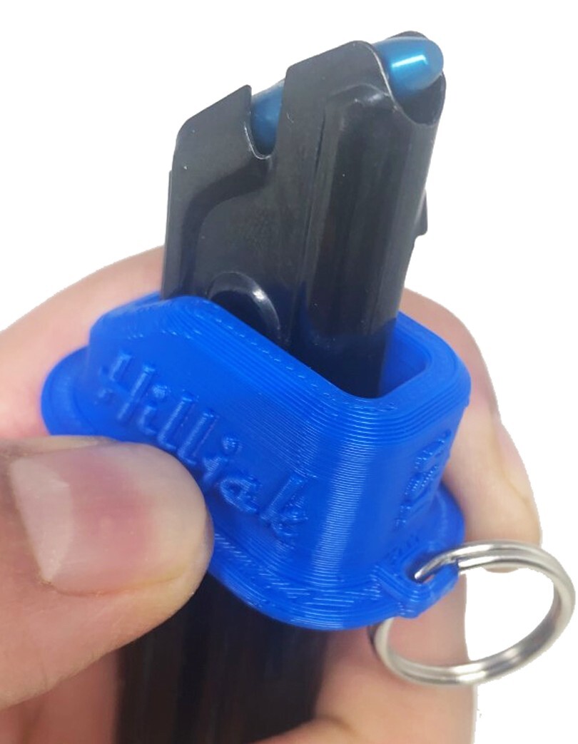 Ruger Mark II, III, IV, 22/45 magazine loader: Hilljak Quickie Loader LRS - Blue