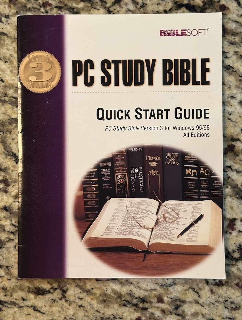 PC Study Bible New Reference Library Version 3 By BibleSoft Vintage Windows