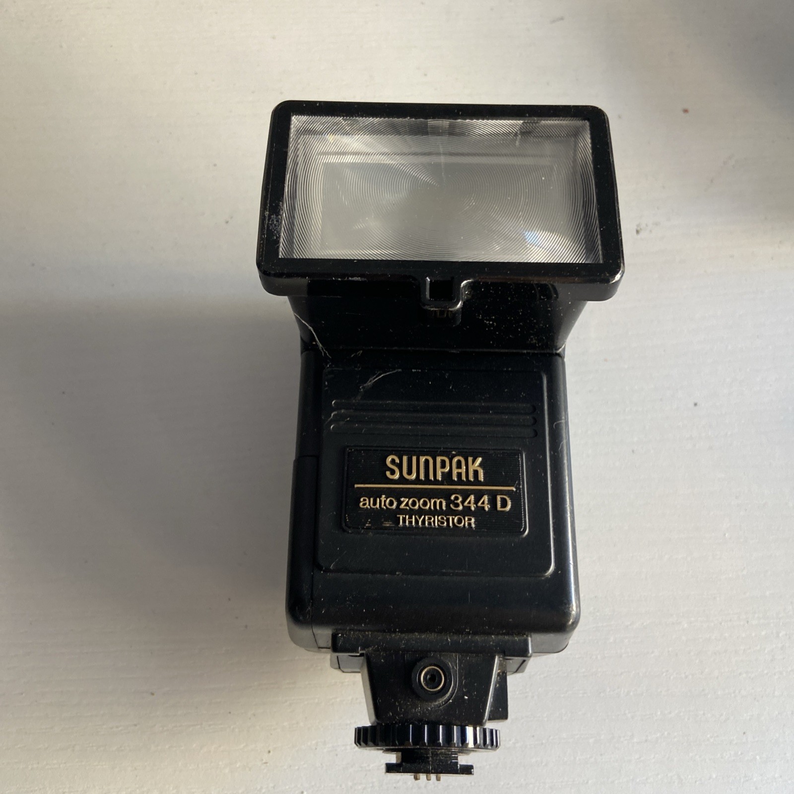 Sunpack auto 433D thyristor flash tested working WITH INSTRUCTION