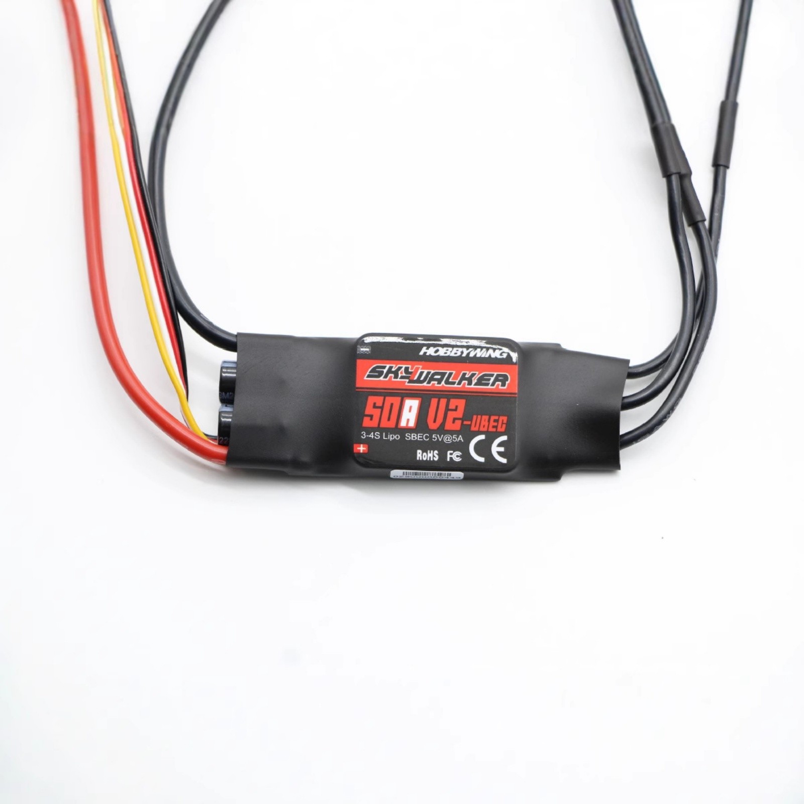 Hobbywing Skywalker 50A V2 Brushless ESC 3-4S for RC Plane Helicopter