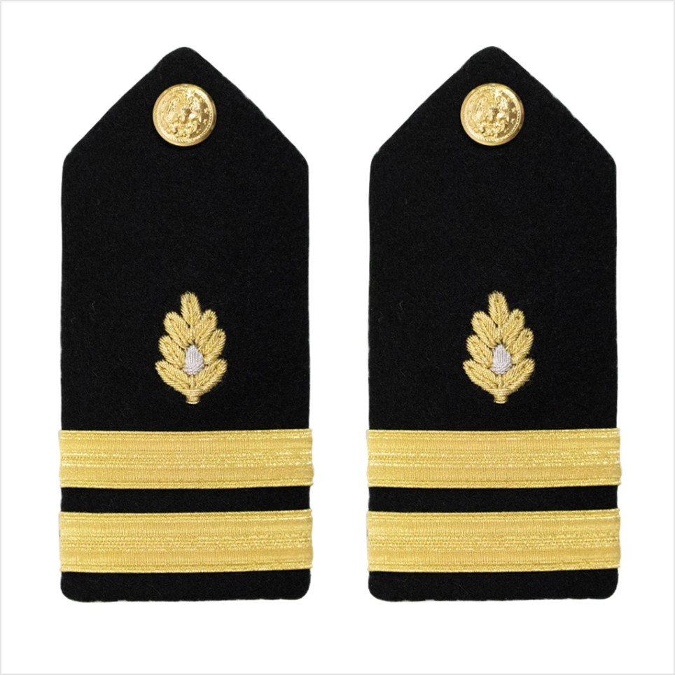 GENUINE U.S. NAVY SHOULDER BOARD: LIEUTENANT MEDICAL CORPS - FEMALE