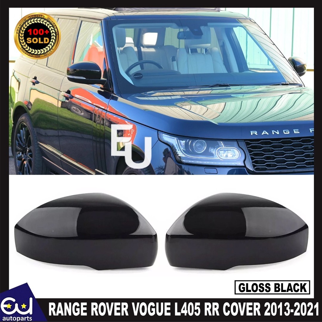 WING MIRROR COVER CAP GLOSS BLACK FOR RANGE ROVER VOGUE L405 RR SPORT L494 13-21