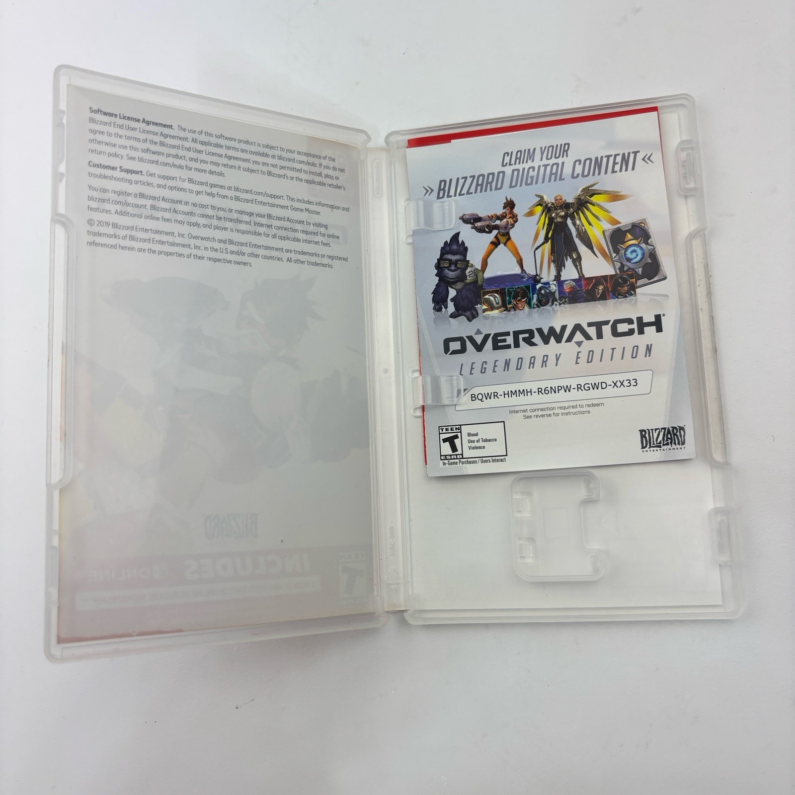 Nintendo Switch | Overwatch Legendary Edition (Case ONLY/NO GAME)