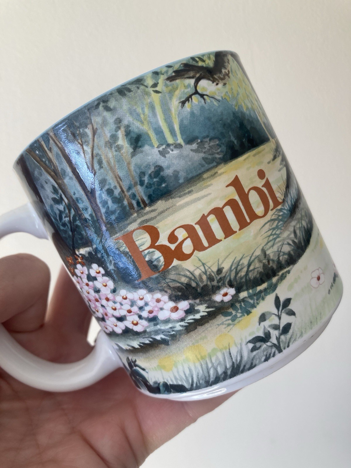 DISNEY STORE BAMBI CLASSIC MUG UNUSED PART OF A COLLECTION VGC