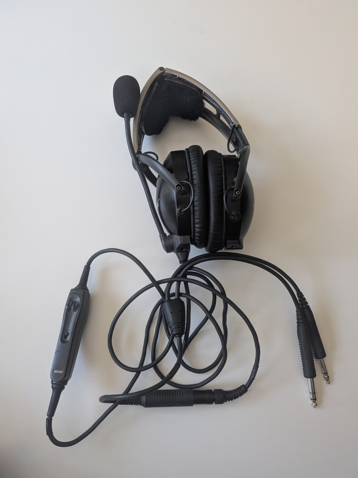 Bose X Aviation A10 Dual GA Plugs Headset AHX-32-01