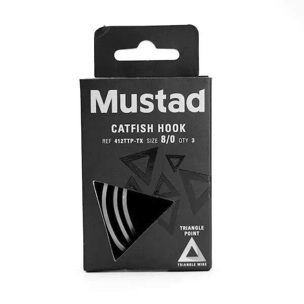 Mustad Ultimate Catfish Beak Triangle Hook  3X Strong Live Bait CHOOSE SIZE
