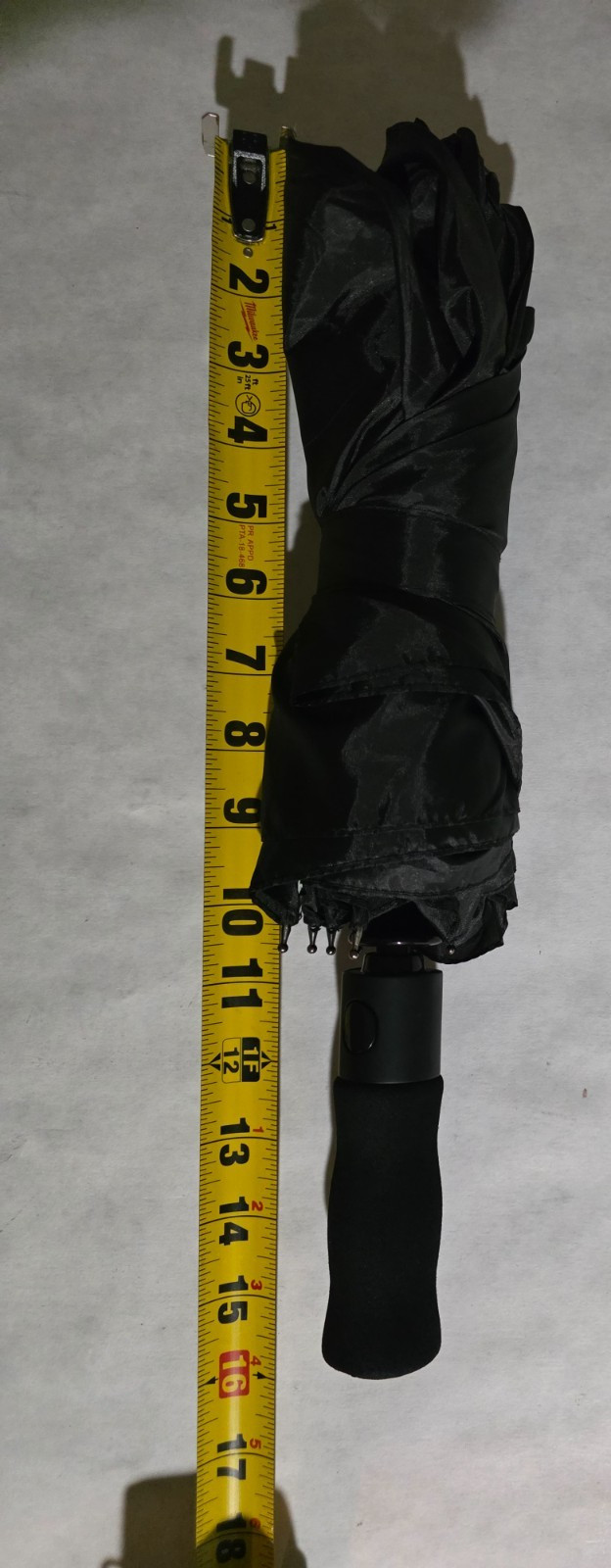 ShedRain VORTEX Auto Open Auto Close 47" Compact Umbrella Black