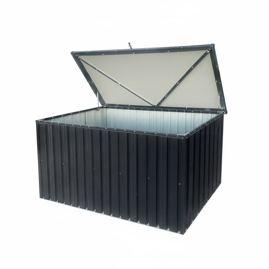 Outdoor Medium Metal Storage Box Store for Declutter your Garden, Patio