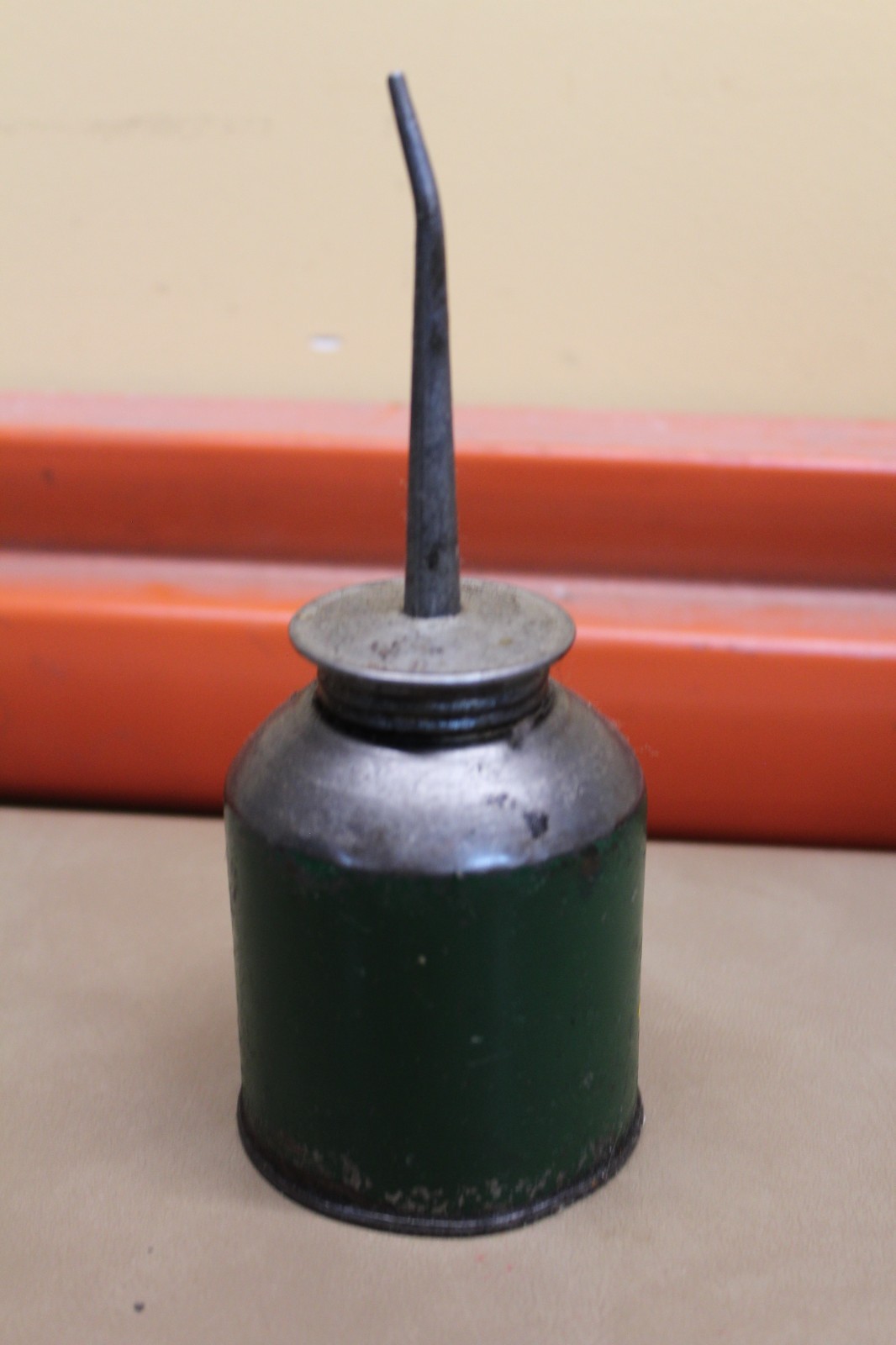 Vintage Metal Oil Can 7 " Tall