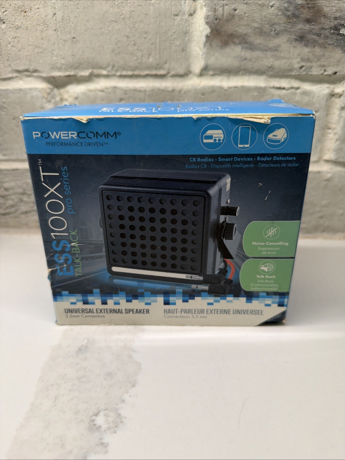 POWERCOMM ESS100XT EXTERNAL TALK BACK UNIVERSAL CB SPEAKER