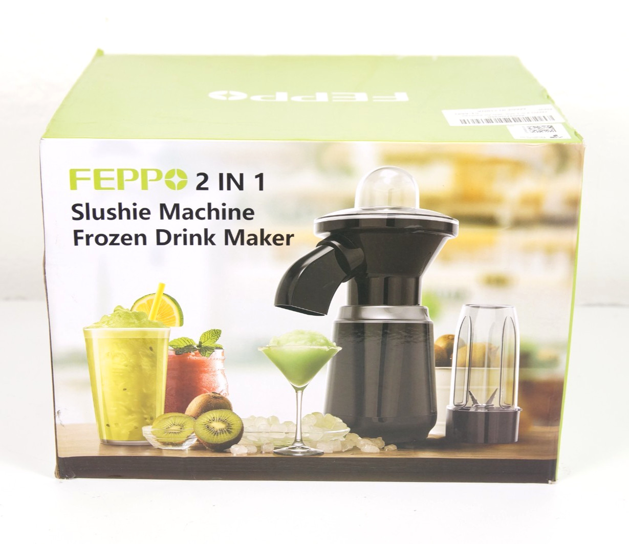 Feppo 2 In 1 Slushie Machine Frozen Drink Maker