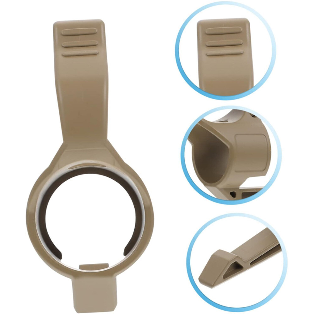 Portable Flashlight Holder Lightweight Tactical Flashlight Ring with Pocket Clip