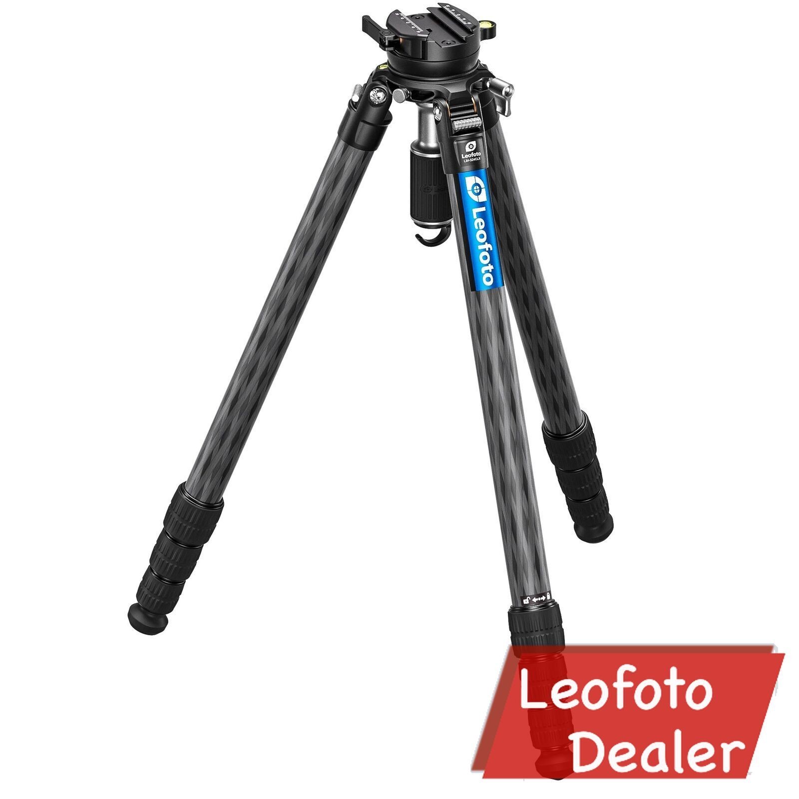 Leofoto LM-324CLX+YB-75LRC Tripod 75mm Outdoor Shooting Set with BallHead