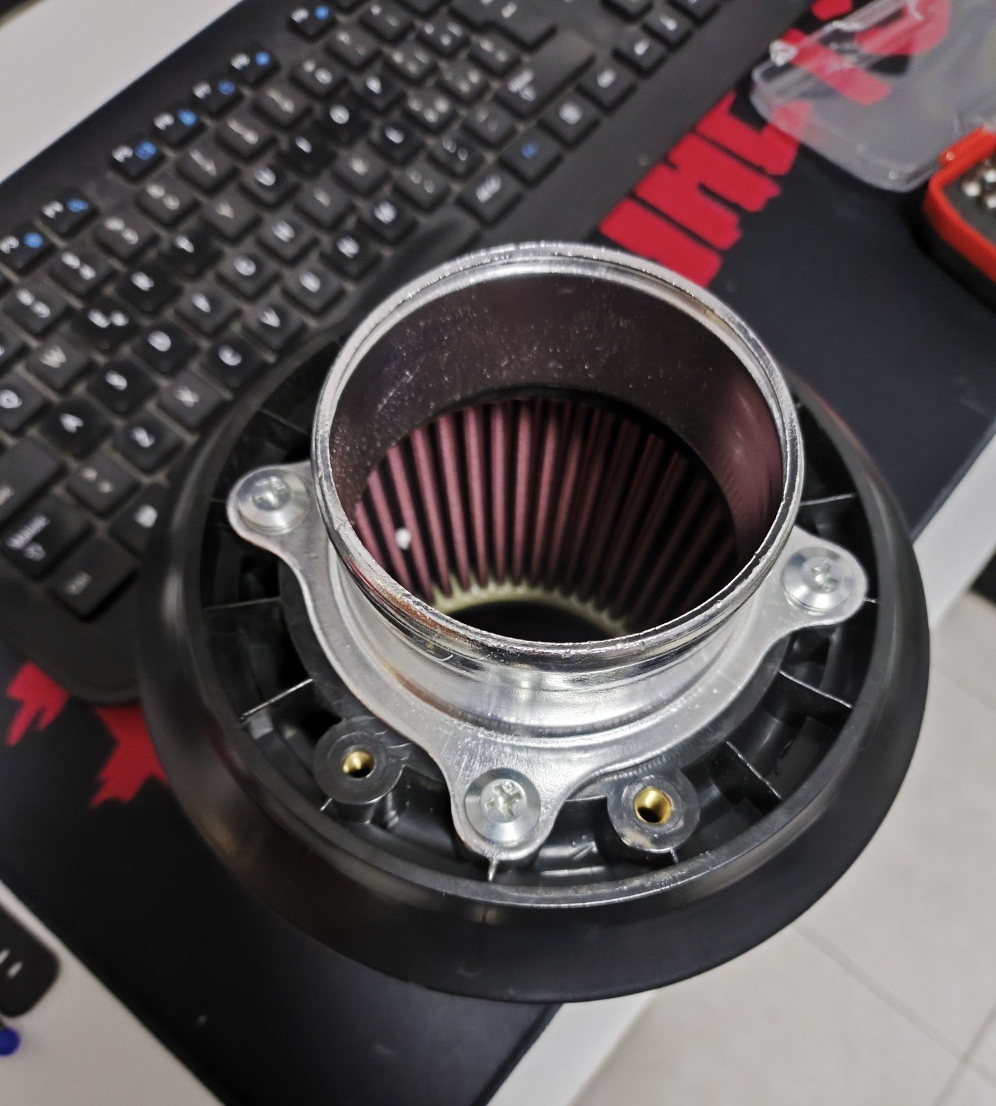 Adapter Platinum For Air Filter Intake Mounting Apexi Cone Mass Airflow Sensor