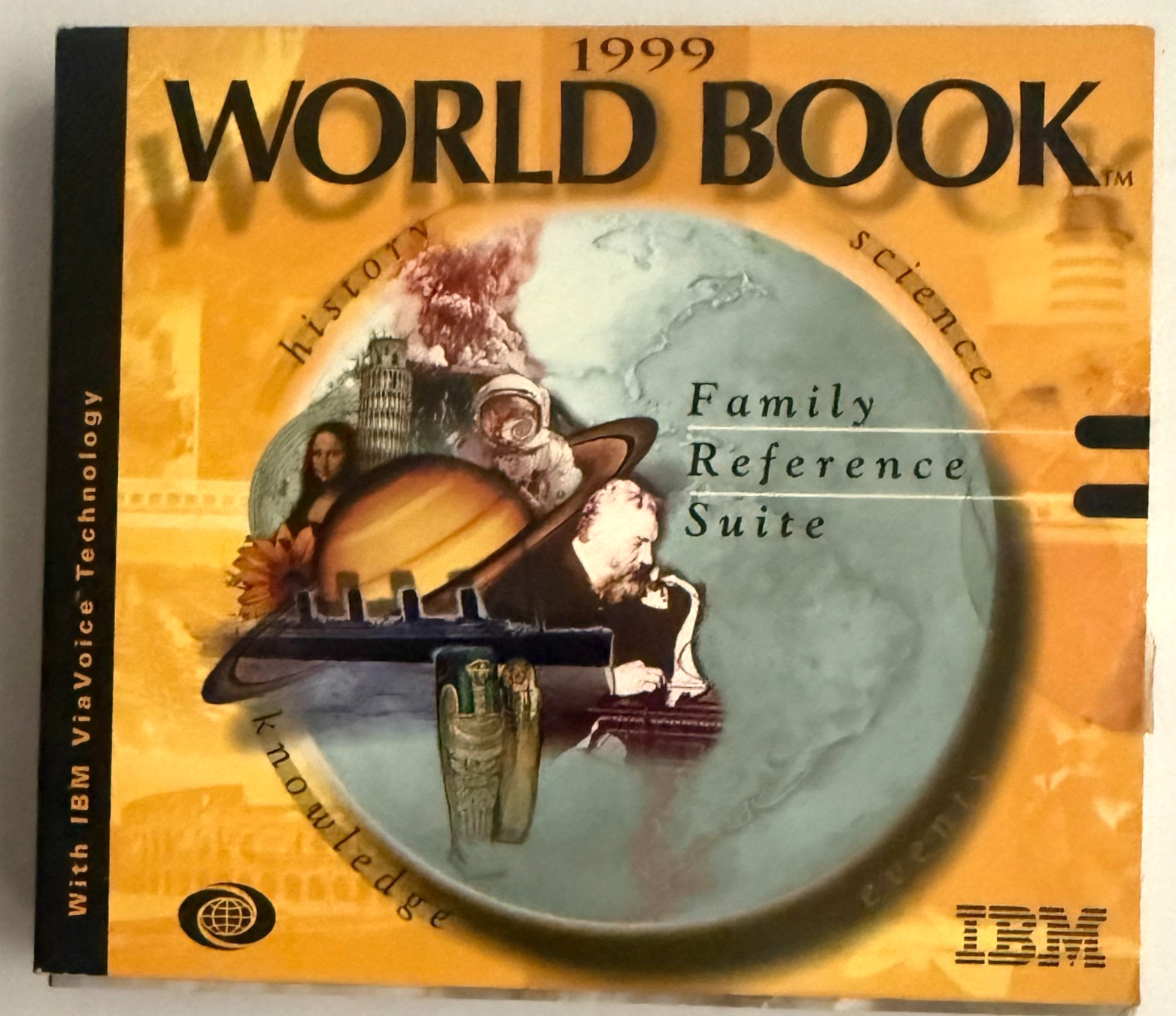 1999 World Book Family Reference Suite IBM CD History Science Knowledge 3 Discs