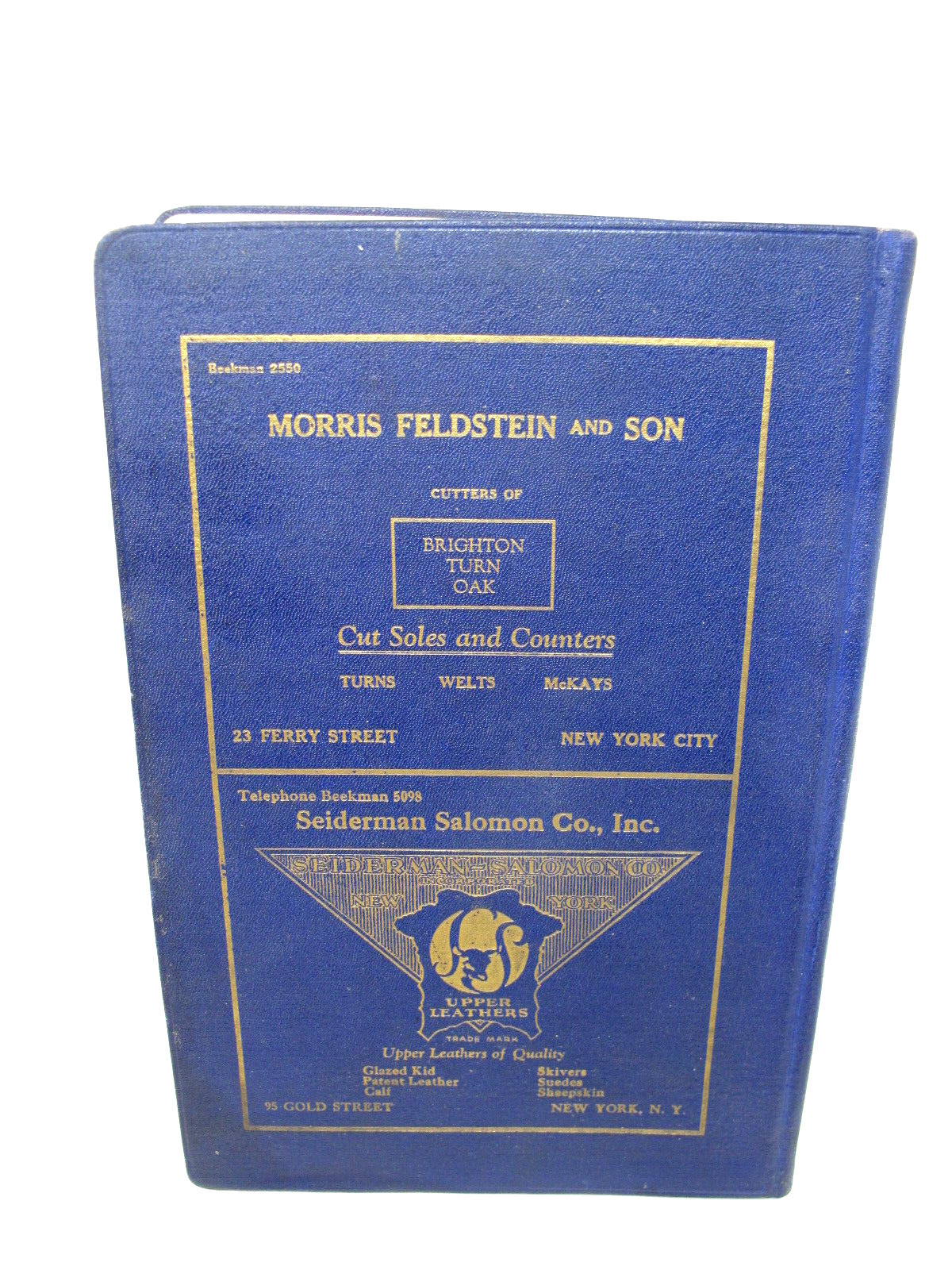 1925 Style Guide Reference Book Shoe Manufacturing Industry Metropolitan Names