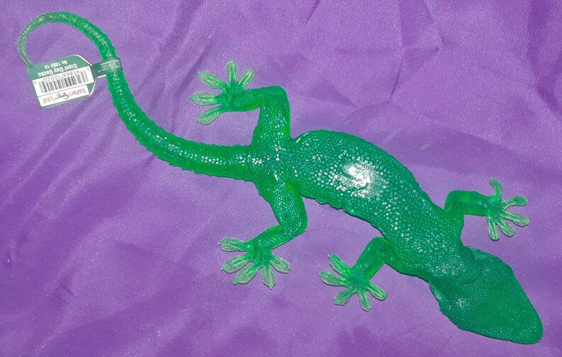 Day Gecko Replica - Realistic but Lime Green PVC