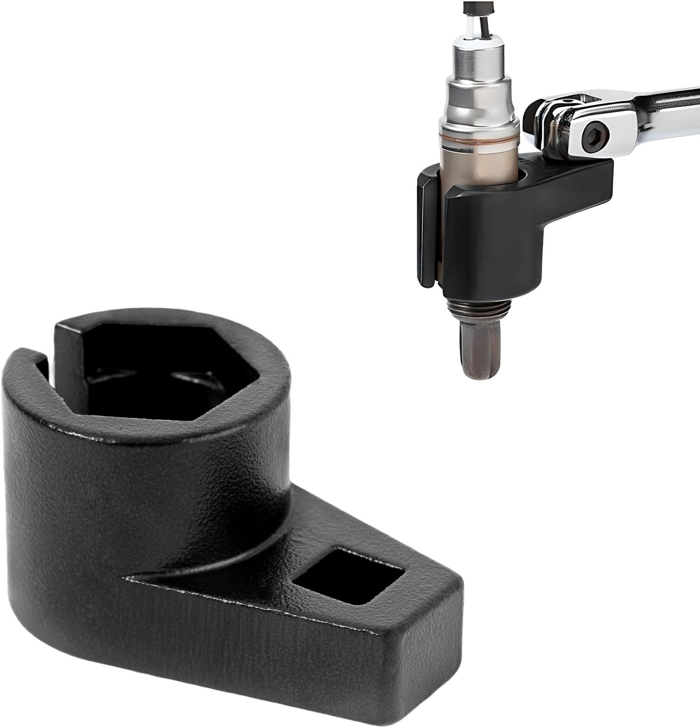 Universal 3/8-Inch Drive O2 Sensor Tool - Corrosion-Resistant Heavy Duty Design